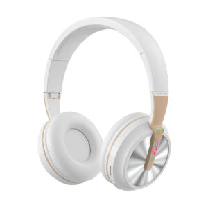 Fone de Ouvido Bluetooth Gamer Branco Áudio Headset