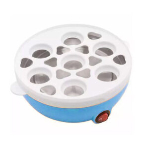 Cozedor Eletrico A Vapor Ovos Egg Cooker Cor:Azul