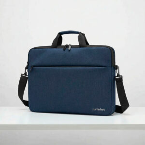 Bolsa Estojo Notebook Impermeável Azul Escuro Alça