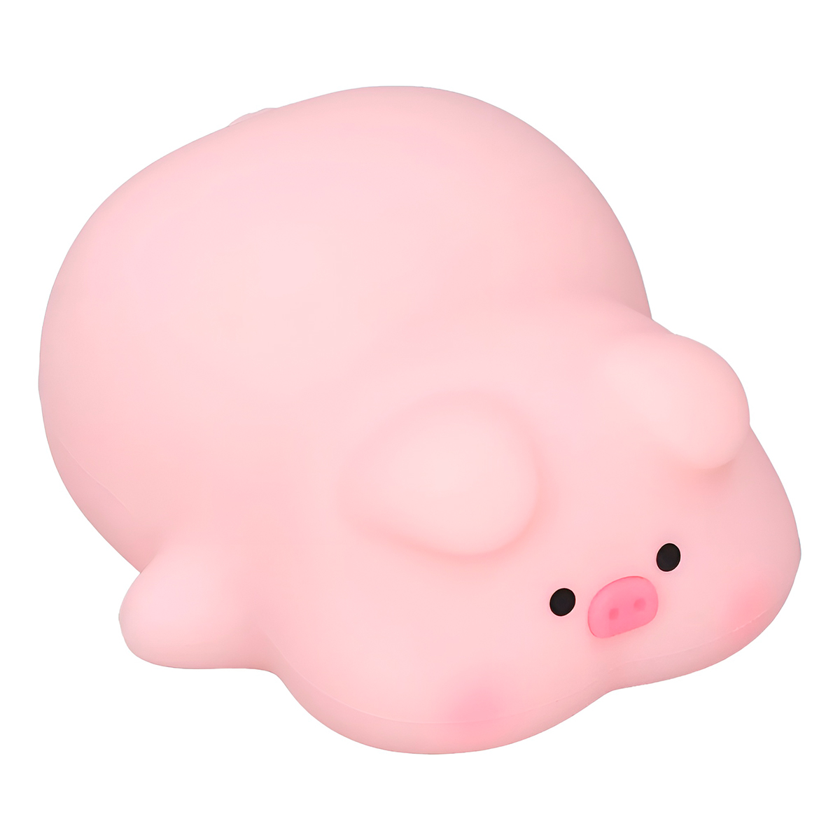 Luminária Infantil Porquinho Silicone LED Touch Iluminação