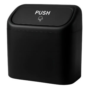 Porta Objeto Preto Lixeira Automotiva Interna Carro