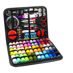 Kit de Costura Completo Linhas Agulhas 229 Peças Costura