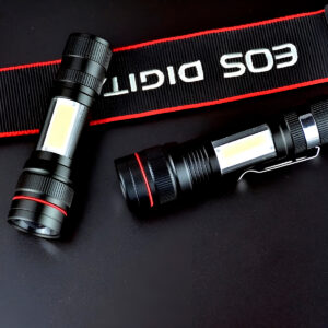 Mini Lanterna Recarregável Tática Luz Lateral Utilidade