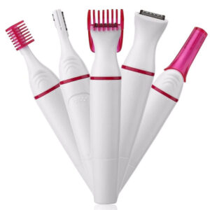 Mini Depilador Eletrico Portatil Depilação Feminina 4 Em 1