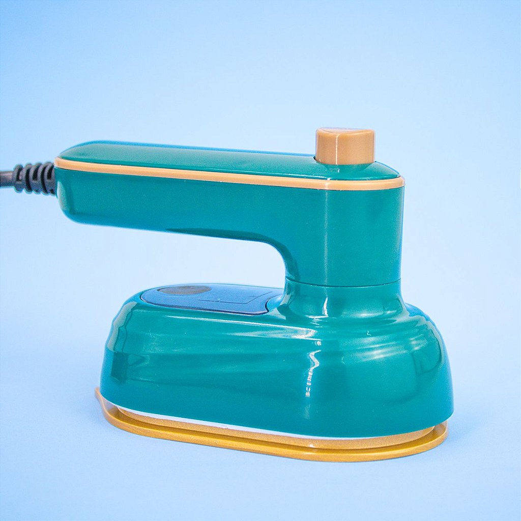 Mini Ferro De PassarRoupa Giratorio Portatil A Vapor Viagem - Imagem 2