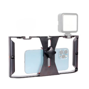 Estabilizador com Luz LED Suporte Celular Filmagem