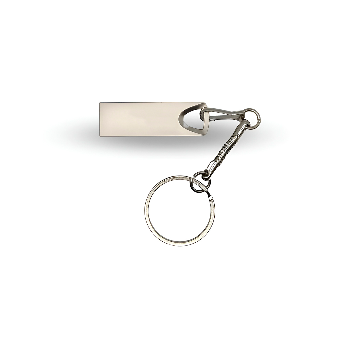 Pendrive Prateado Chaveiro 8GB Memory Stick Drive USB - Imagem 3