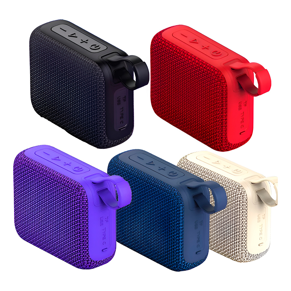 Caixinha de Som Bluetooth Portátil Resistente Áudio Cor:Preto - Imagem 5