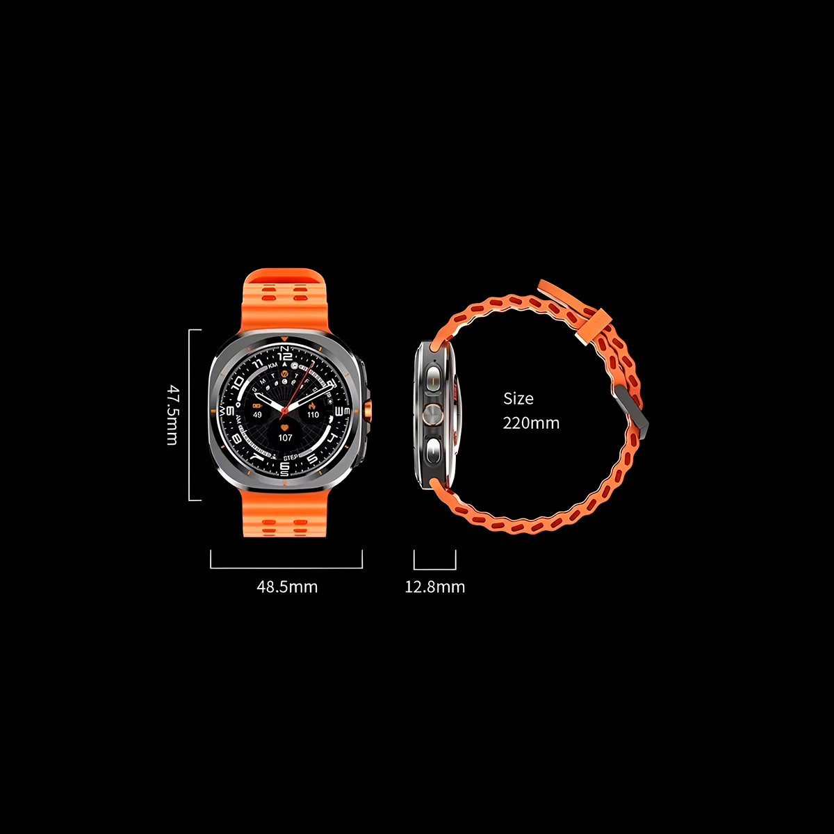 Smartwatch Relógio Inteligente Monitoramento Cor:Branco - Imagem 5