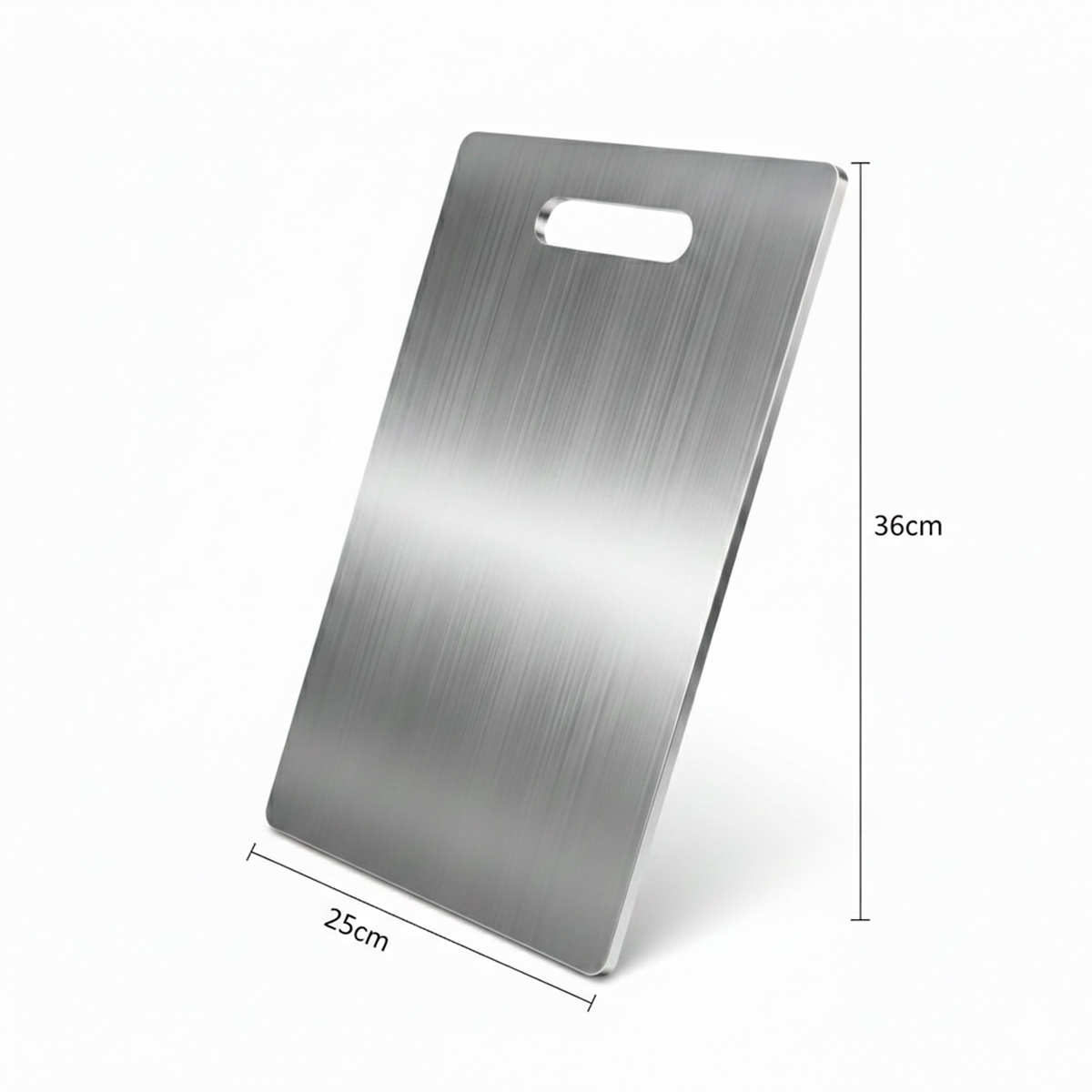 Tábua de Corte Aço Inox Carne Legumes Utensílio Multiuso - Imagem 5