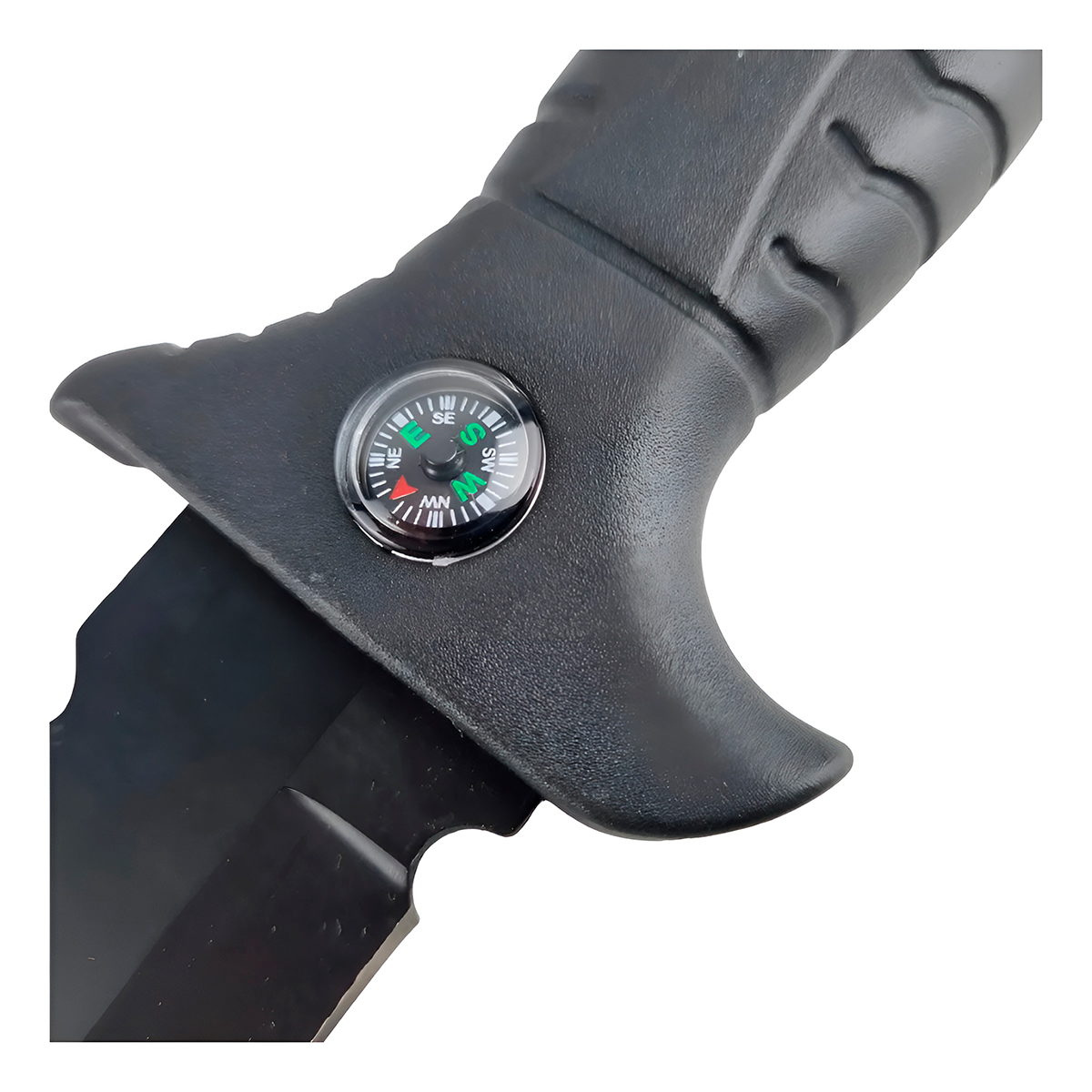 Faca Bússola 29cm Bainha Sobrevivência Camping Defesa - Imagem 5