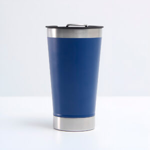 Copo Térmico Cerveja Café Aço Inox 473ml Abridor  Cor:Azul