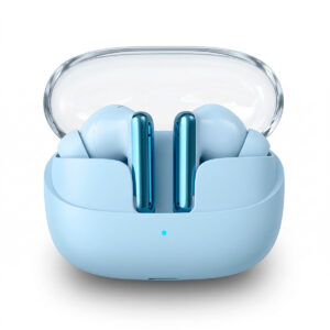 Fone de Ouvido Earbuds Sem Fio Bluetooth Cor:Azul Claro