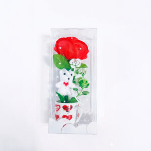 Presente Enfeite Ursinho Flores Mini Caneca Decoração