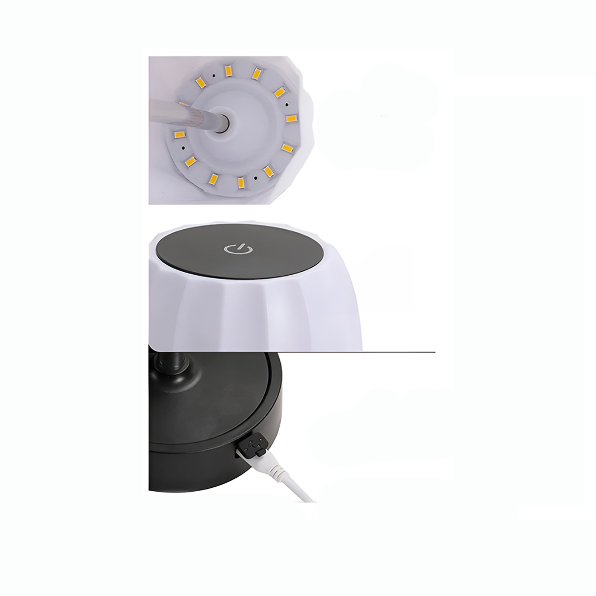 Luminária de Mesa Retrátil LED Decoração Iluminação - Imagem 2