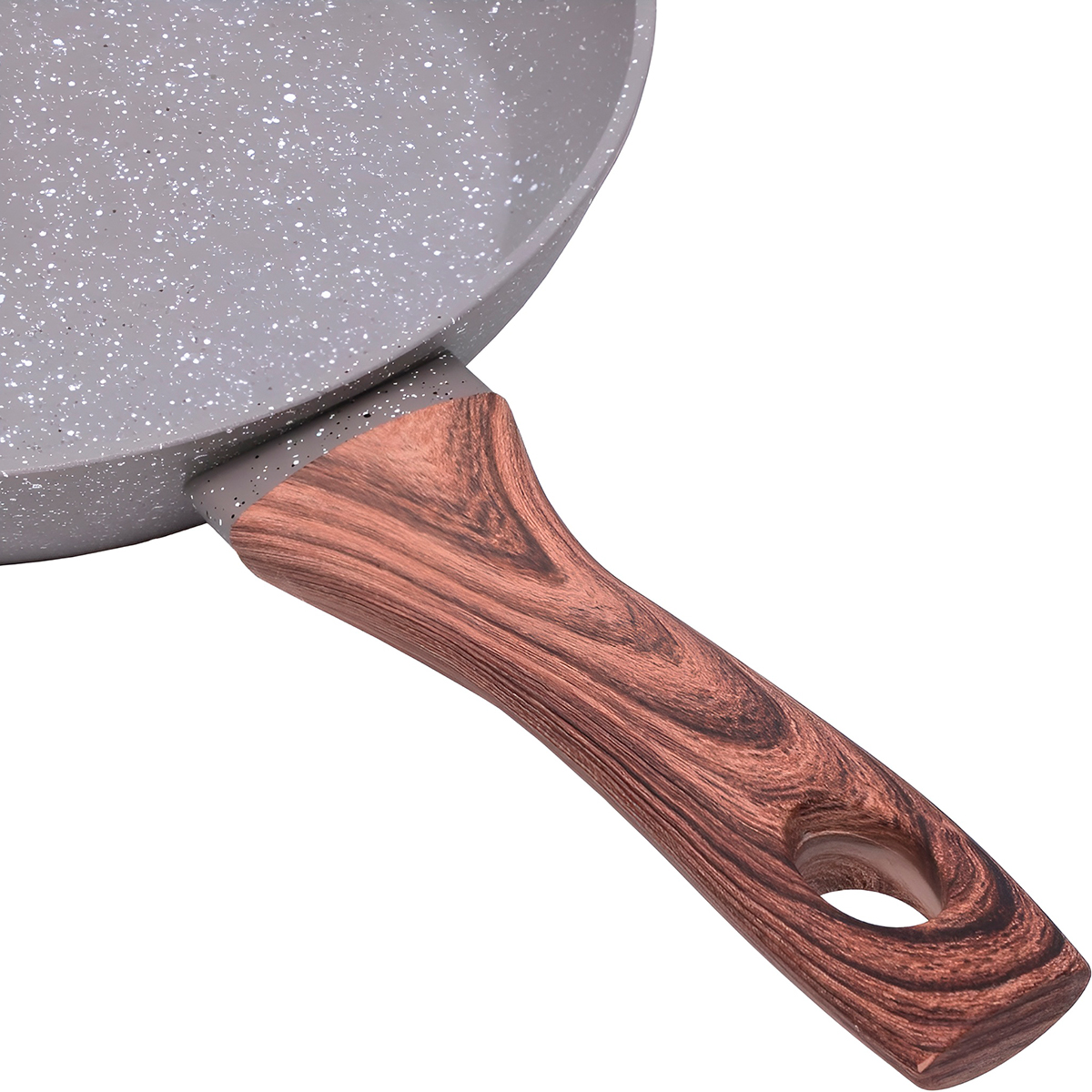 Frigideira Utensílio Cozinha Antiaderente Panela Preta - Imagem 2