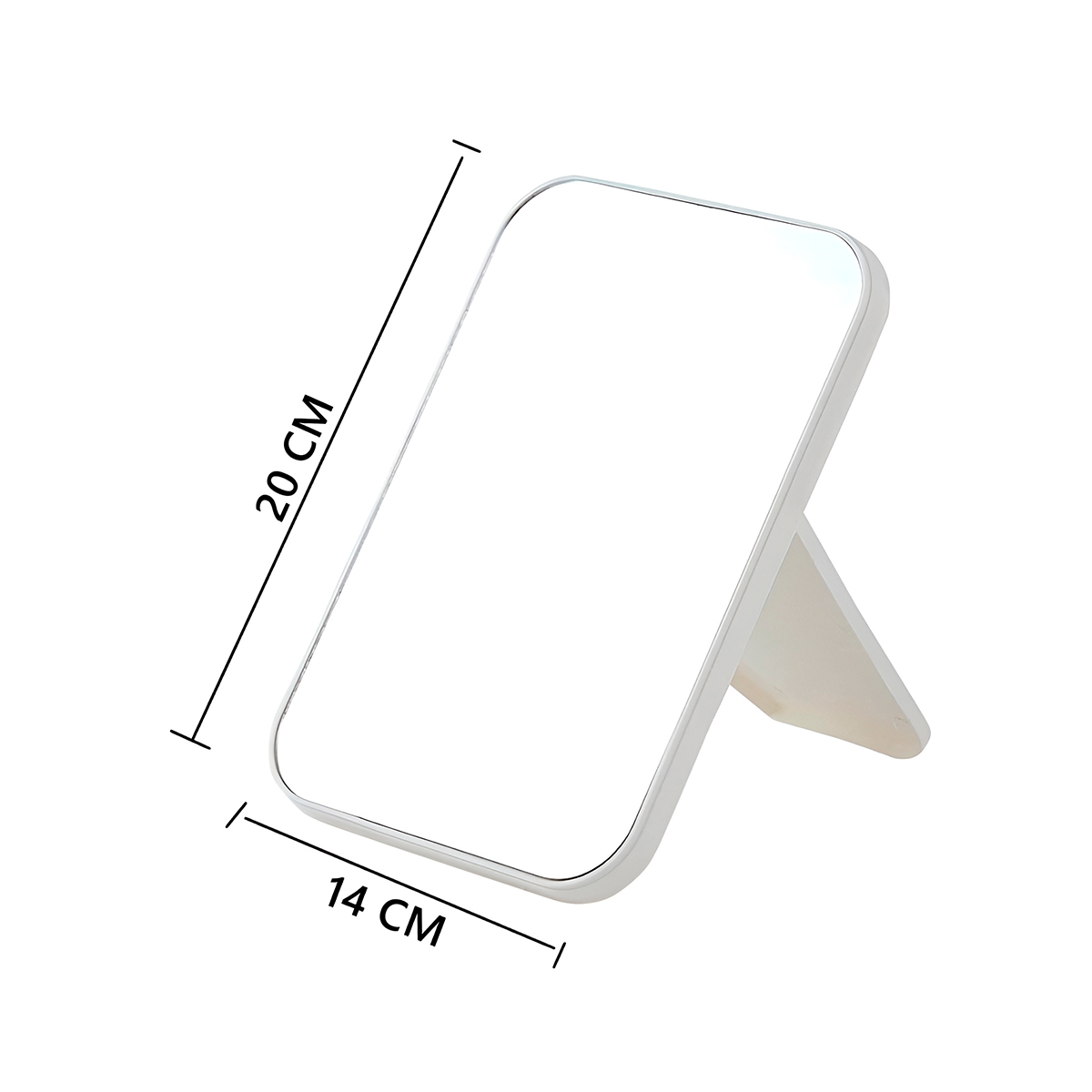 Mini Espelho de Mesa Retangular Penteadeira Dobrável - Imagem 4