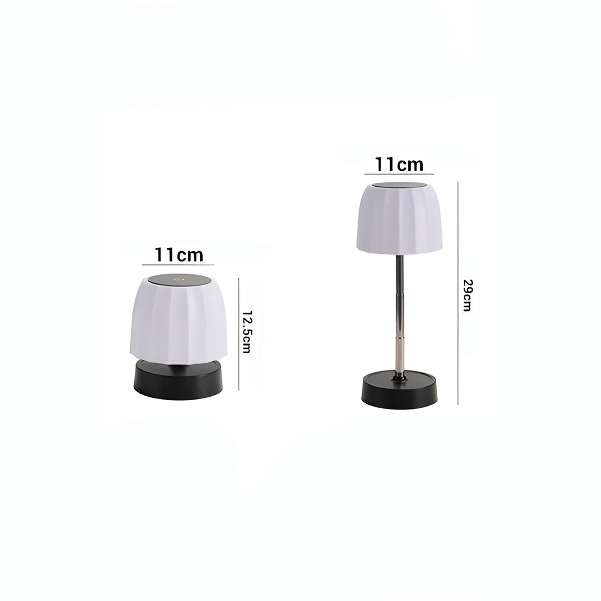 Luminária de Mesa Retrátil LED Decoração Iluminação - Imagem 5
