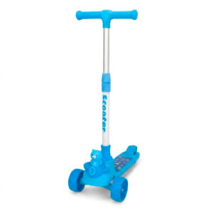 Patinete Infantil 3 Rodas Regulável Diversão Cor:Azul