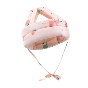 Capacete Protetor Infantil Segurança Ajustável Cor:Rosa