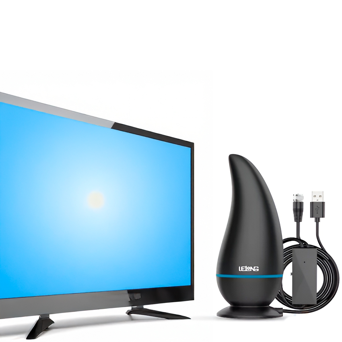 Antena Interna TV Digital com Amplificador HDTV