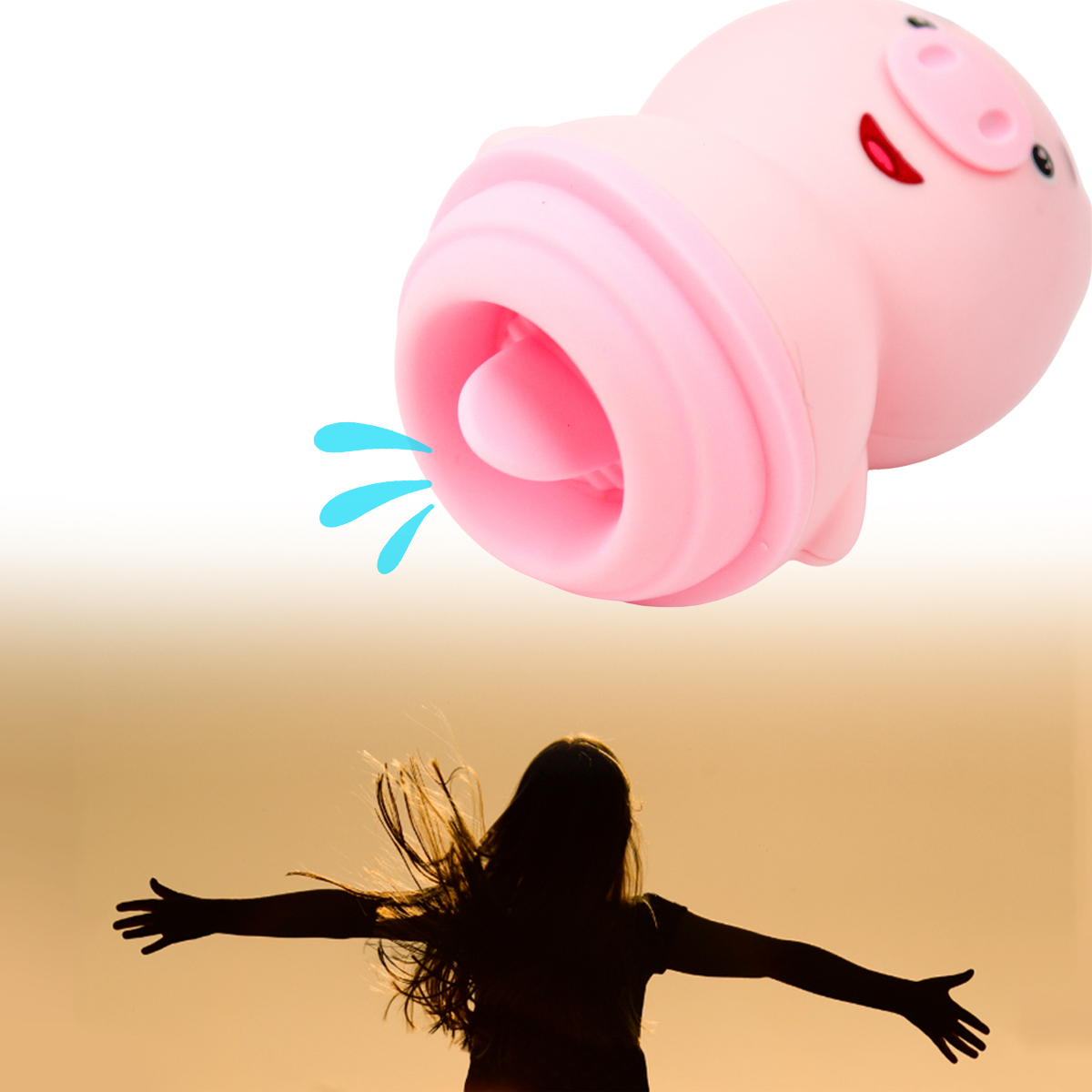Vibrador Porquinho Linguinha Massageador USB - Imagem 4