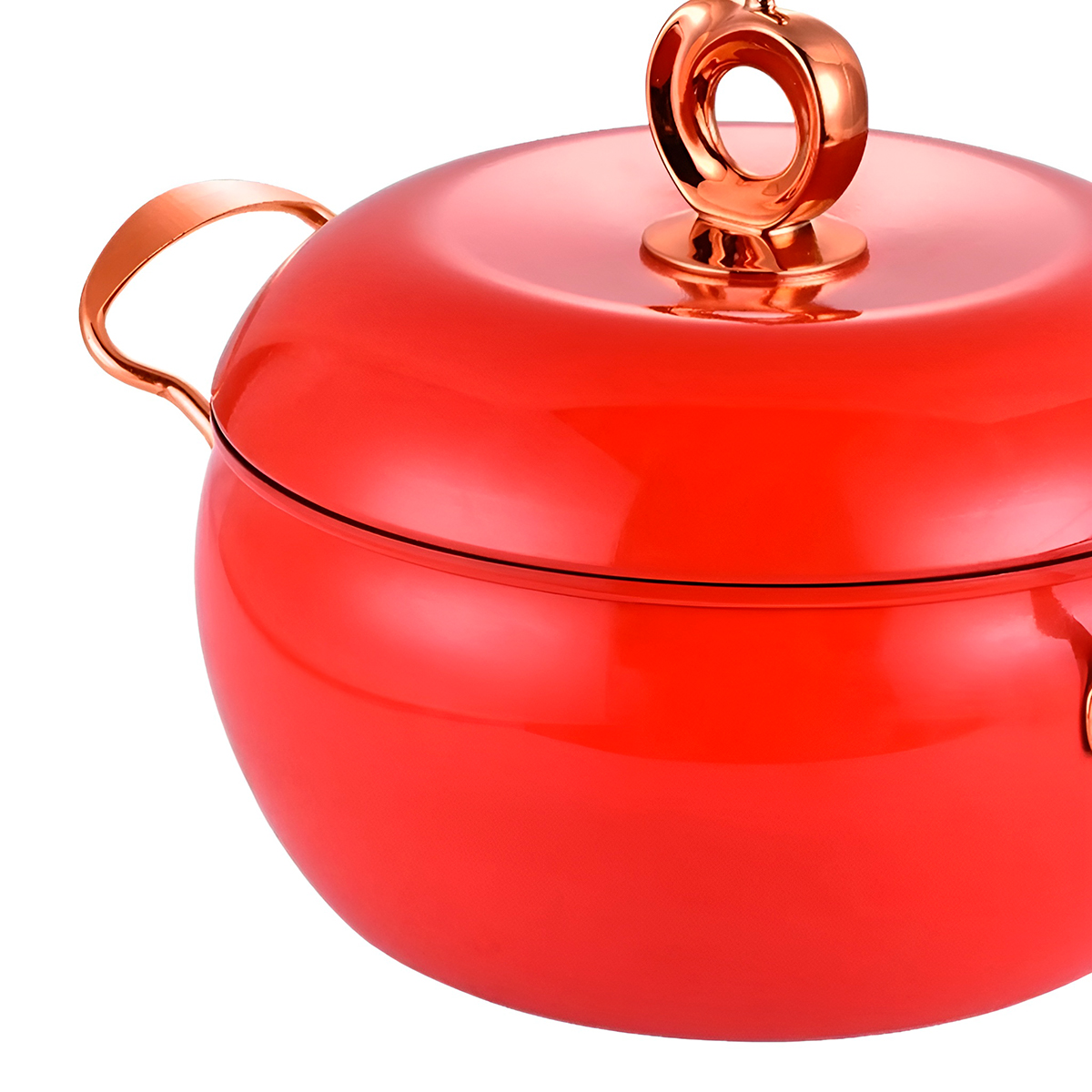 Panela Antiaderente Cozinha Formato Maçã Cor:Verde - Imagem 3