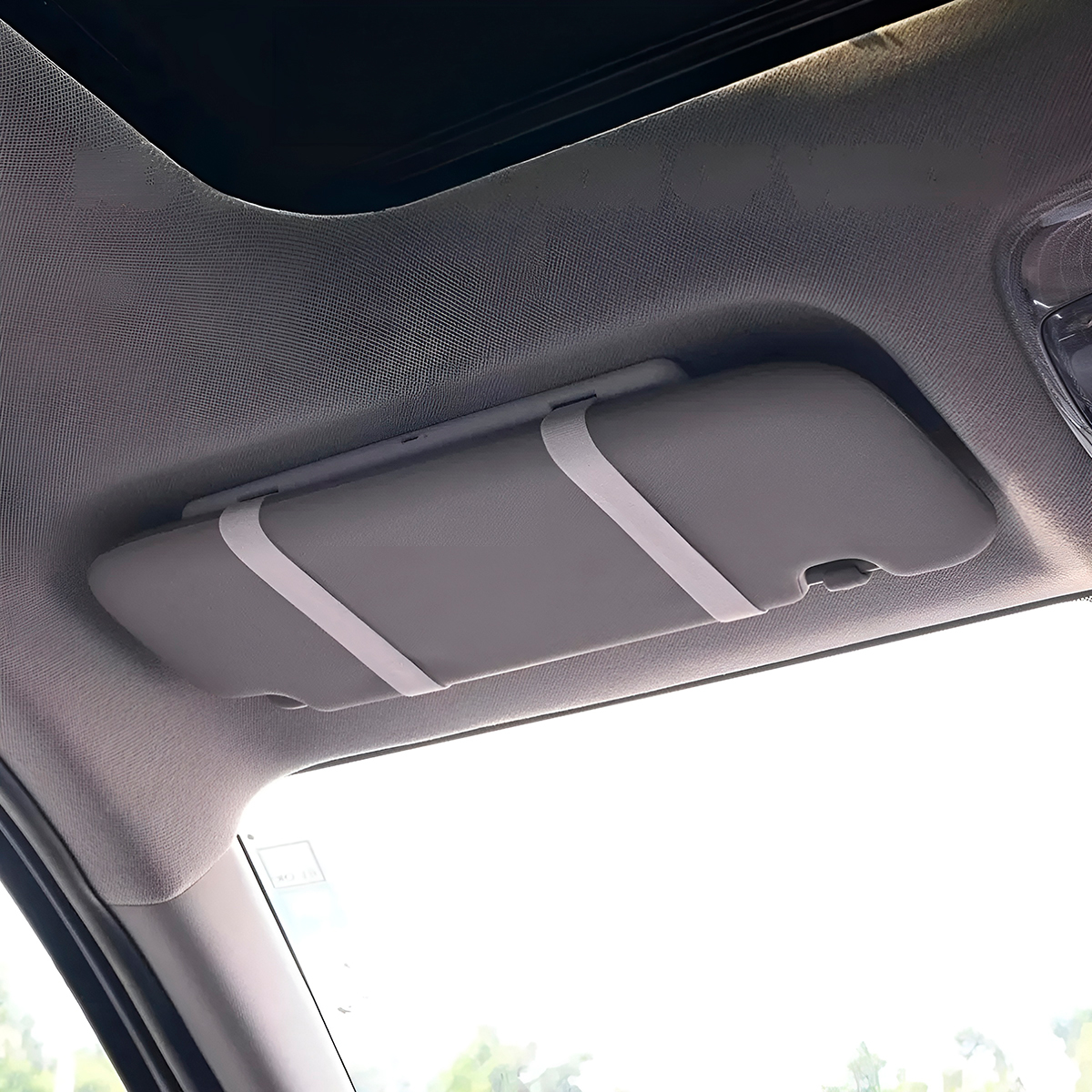 Espelho Luz LED Viseira Carro Recarregável Utilidade - Imagem 4
