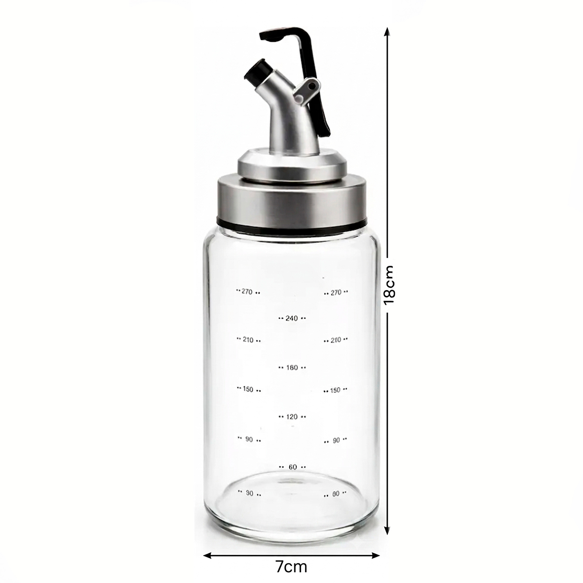 Galheteiro Azeite Vinagre Bico Dosador Utensílio 170ml - Imagem 5