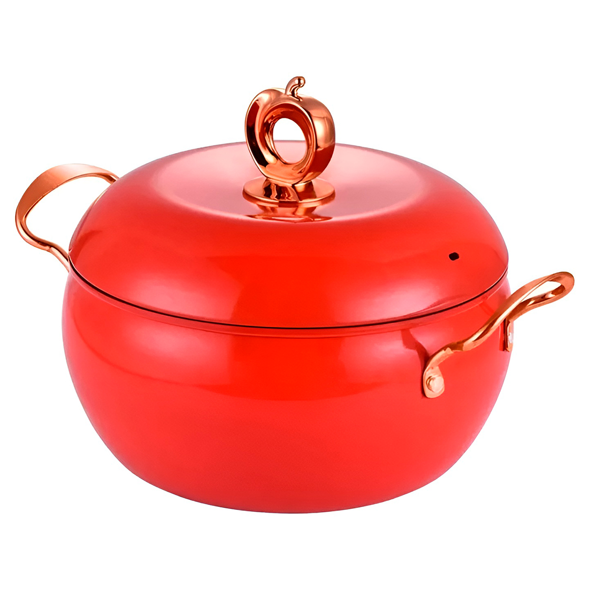 Panela Antiaderente Cozinha Formato Maçã Cor:Verde - Imagem 7