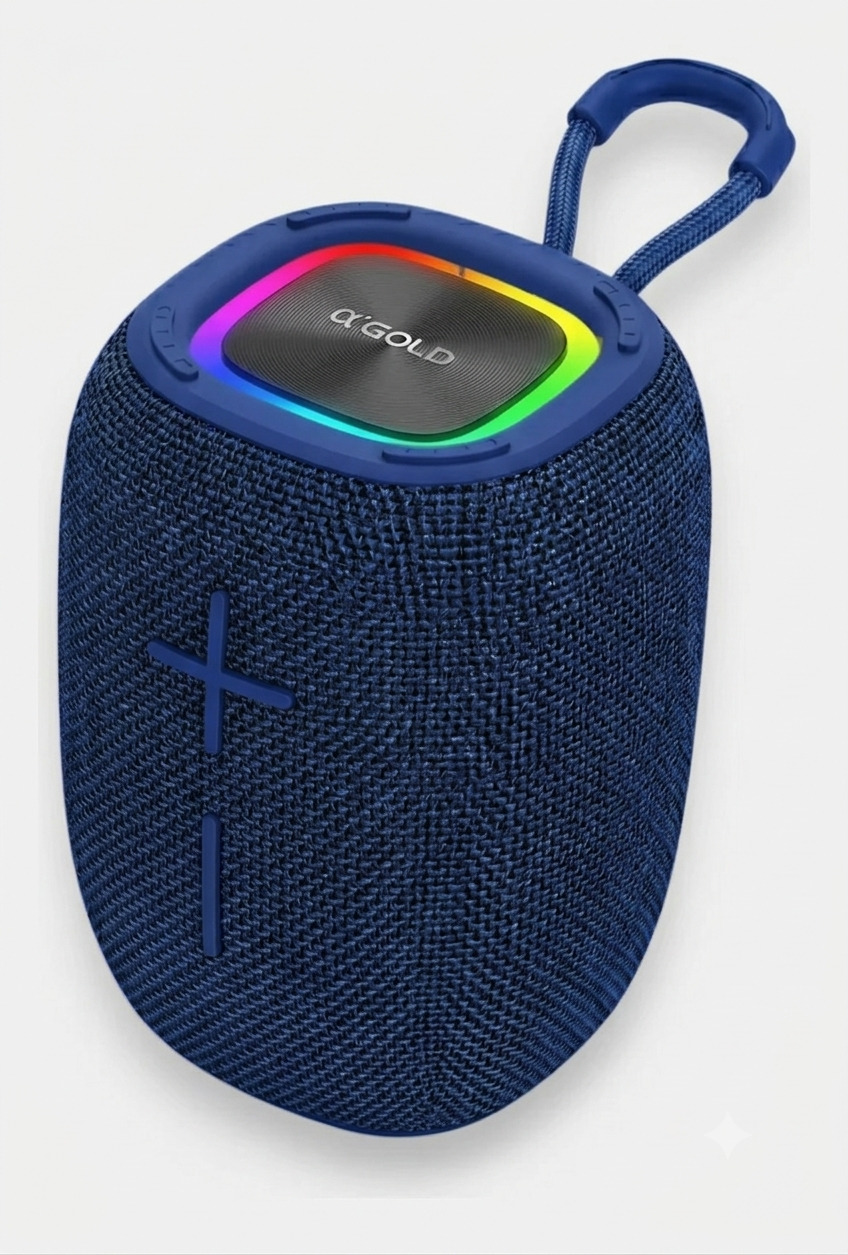 Caixa de Som Mini Bluetooth Portátil Iluminação LED