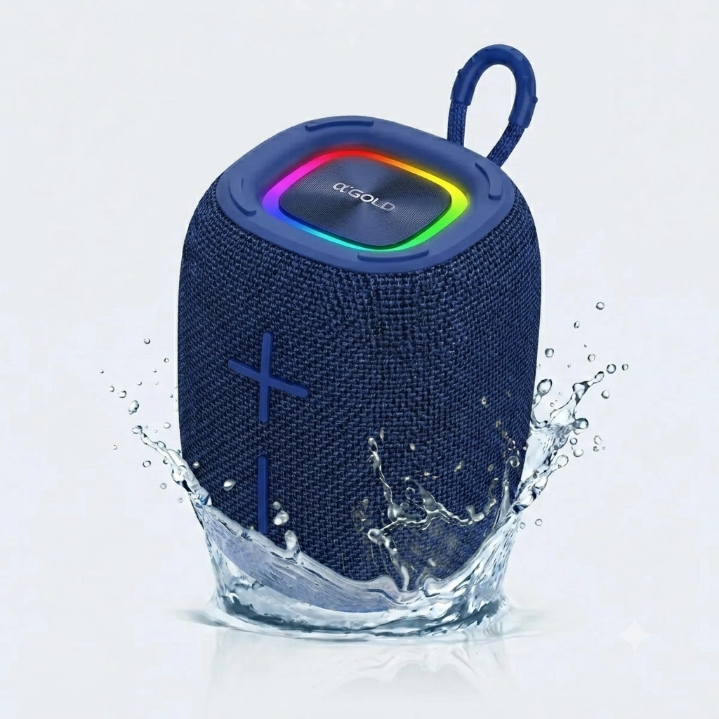 Caixa de Som Mini Bluetooth Portátil Iluminação LED - Imagem 4