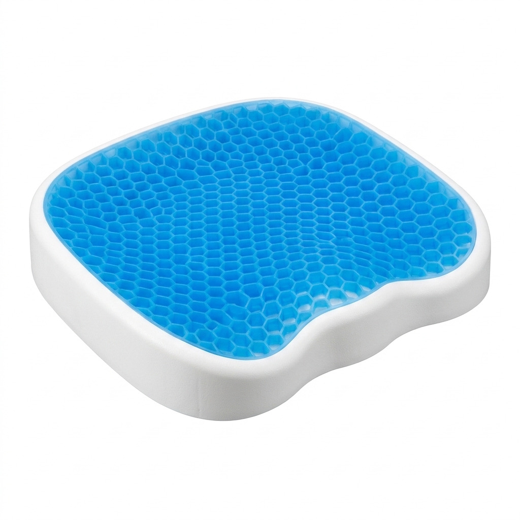 Almofada Gel Anatômica Protetora Cóccix Saúde Assento - Imagem 5