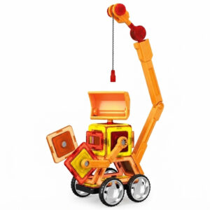 Brinquedo Bloco Construção Magnéticos 87 Peças Educativo