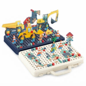 Brinquedo Educativo Montagem Ferramentas Plástico 334 Peças