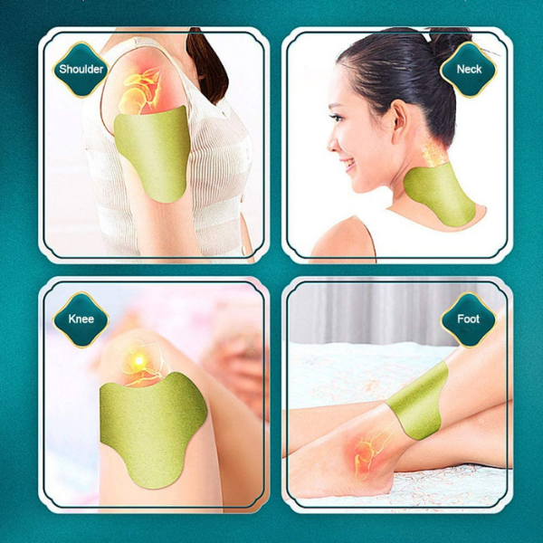 Adesivo Para Alivio De Dor No Pescoço E Costas 100% Natural - Imagem 6
