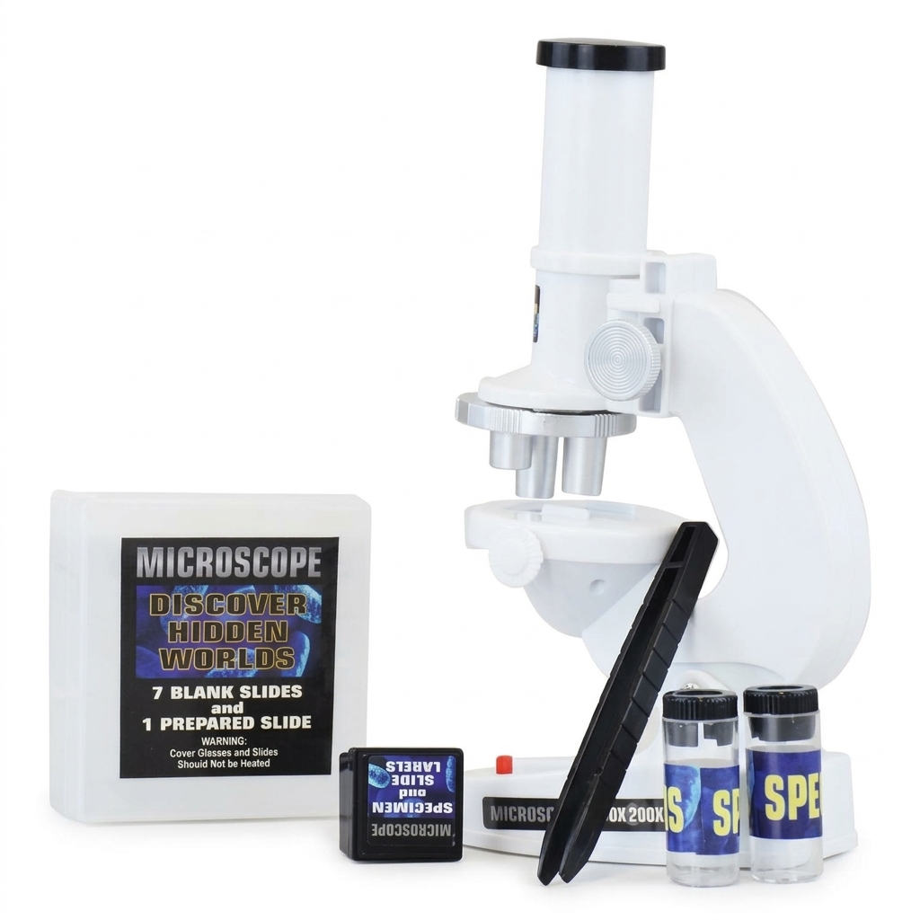 Brinquedo Microscópio Infantil Kit Cientista Educativo