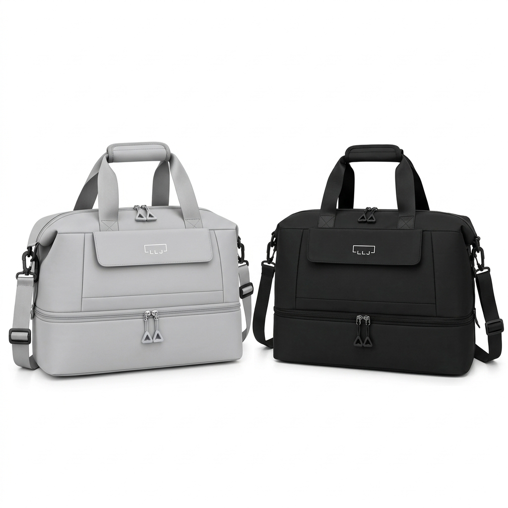 Bolsa Esportiva Transversal Impermeável Academia Viagem Cor:Preto - Imagem 2