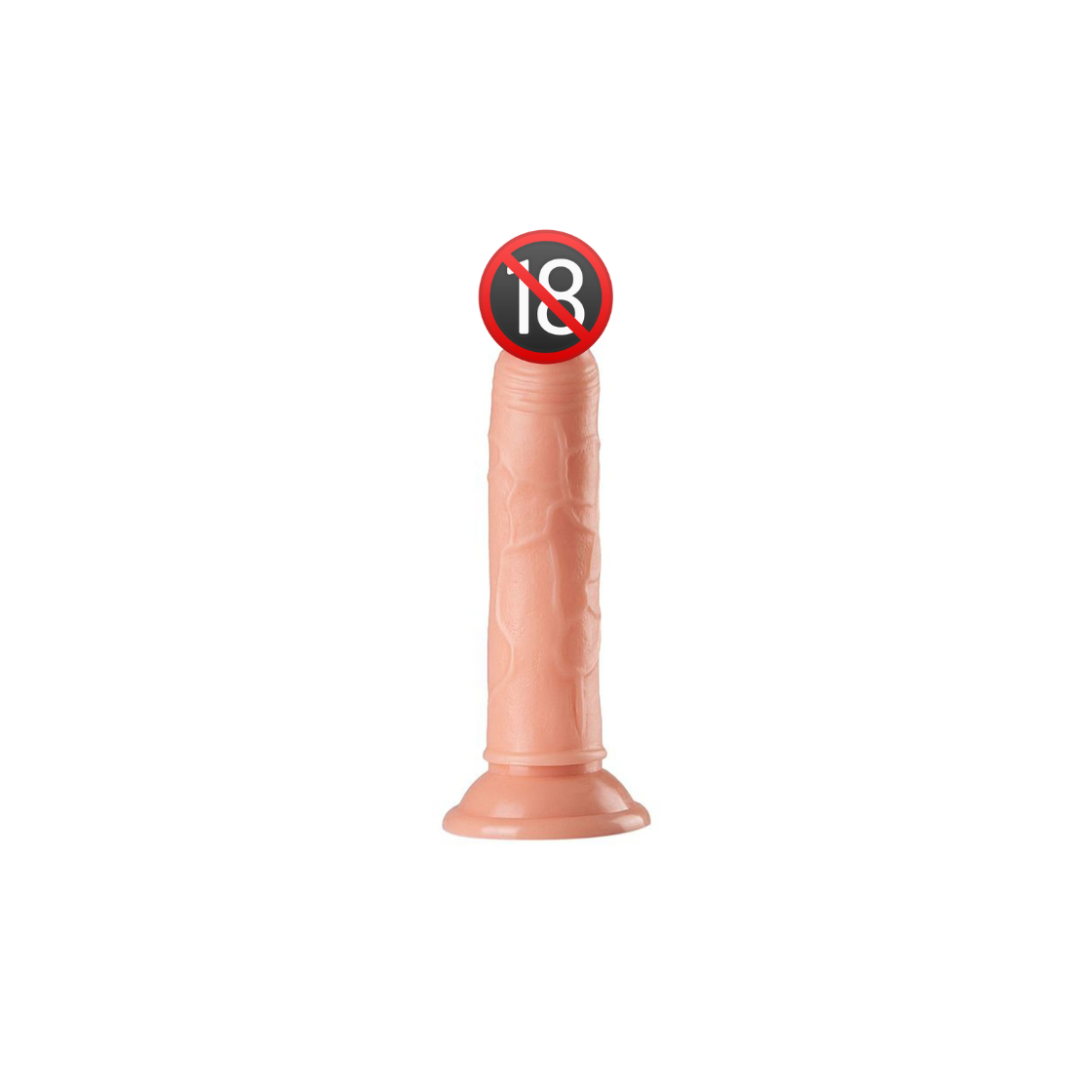 Dildo Pênis Realístico Textura Consolo Com Ventosa 19cm - Imagem 4
