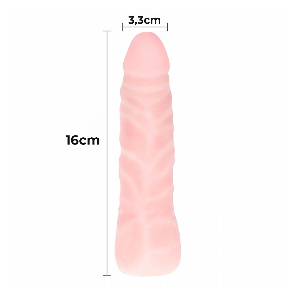Pênis Dildo Realístico Com Vértebra Consolo Flexível - Imagem 3