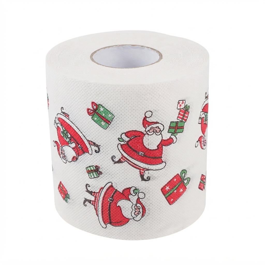 Papel Toalha Temática Natalino Decoração Festividades - Imagem 3