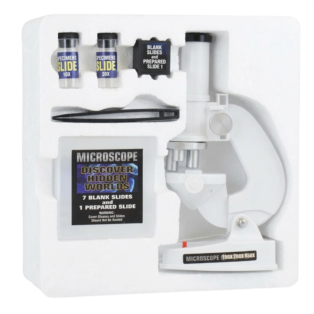 Brinquedo Microscópio Infantil Kit Cientista Educativo - Imagem 4