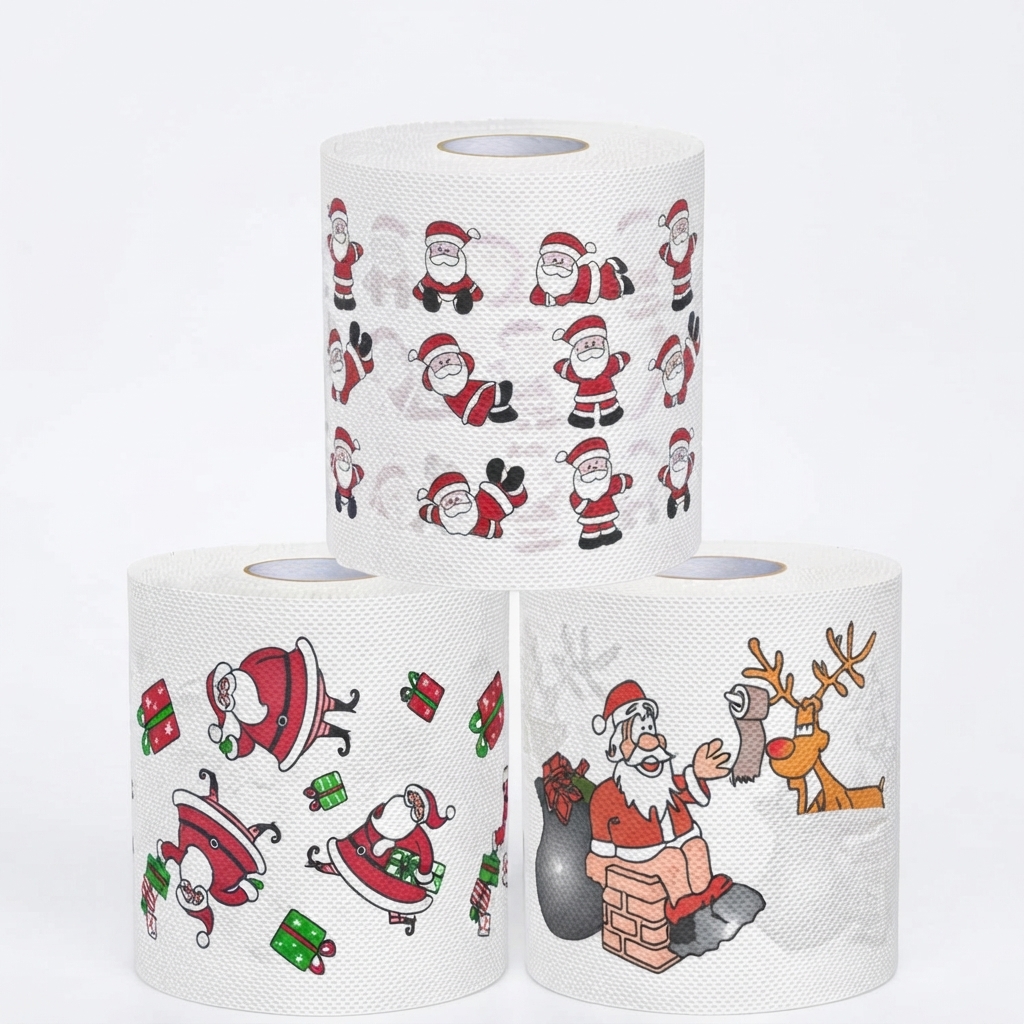 Papel Toalha Temática Natalino Decoração Festividades - Imagem 5