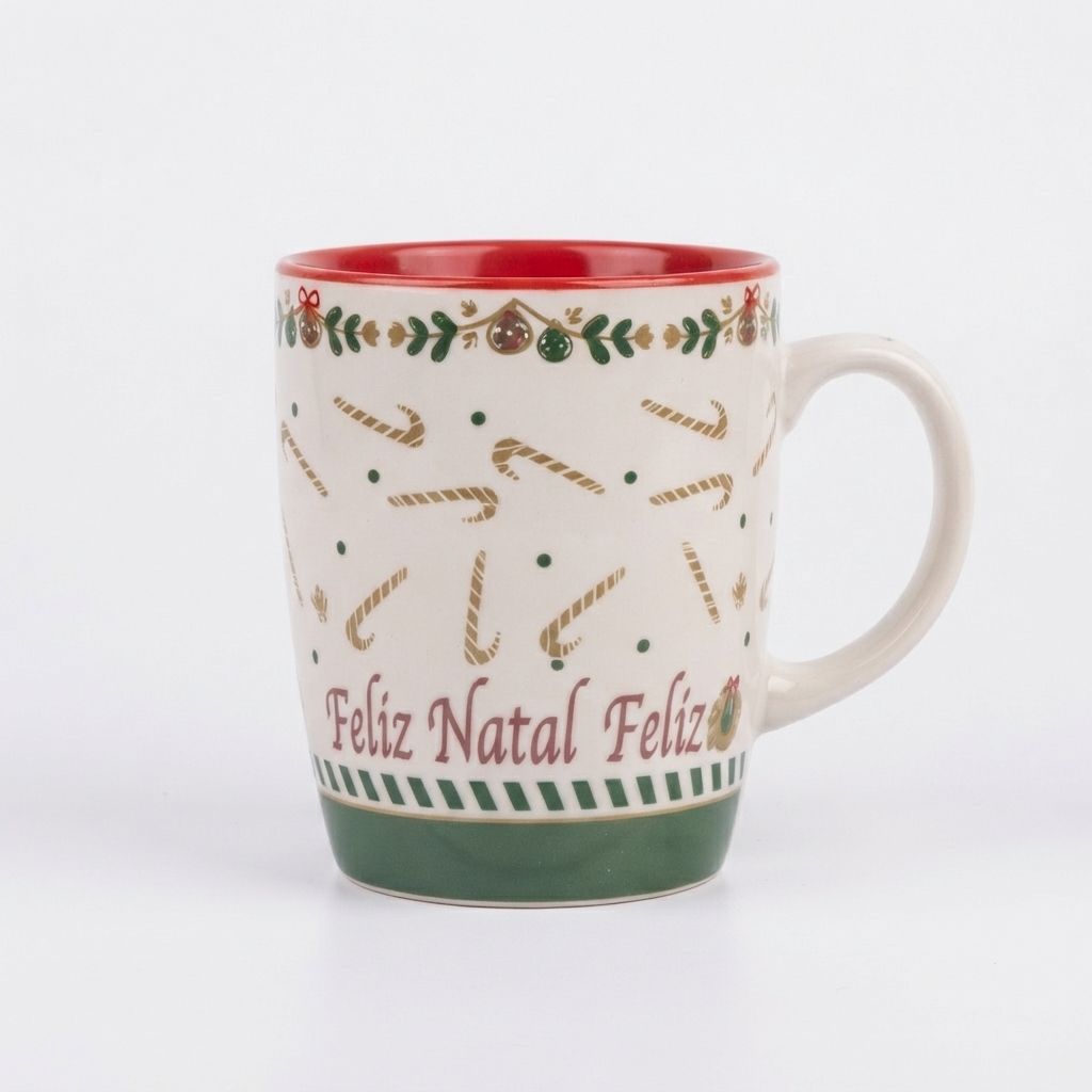 Kit Caneca Ursinho Pelúcia Presente Natalino Decoração Cor:Verde - Imagem 6
