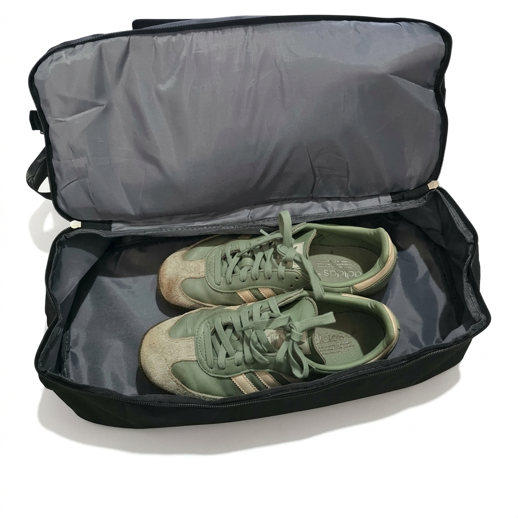 Bolsa Esportiva Transversal Impermeável Academia Viagem Cor:Preto - Imagem 6