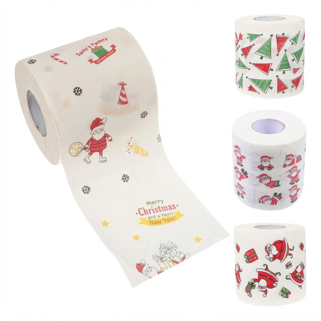 Papel Toalha Temática Natalino Decoração Festividades - Imagem 6