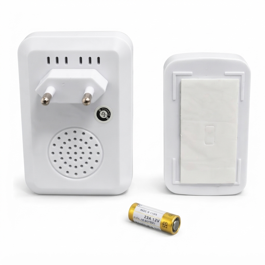 Campainha Residencial Sem Fio Wireless Tomada Bivolt - Imagem 6